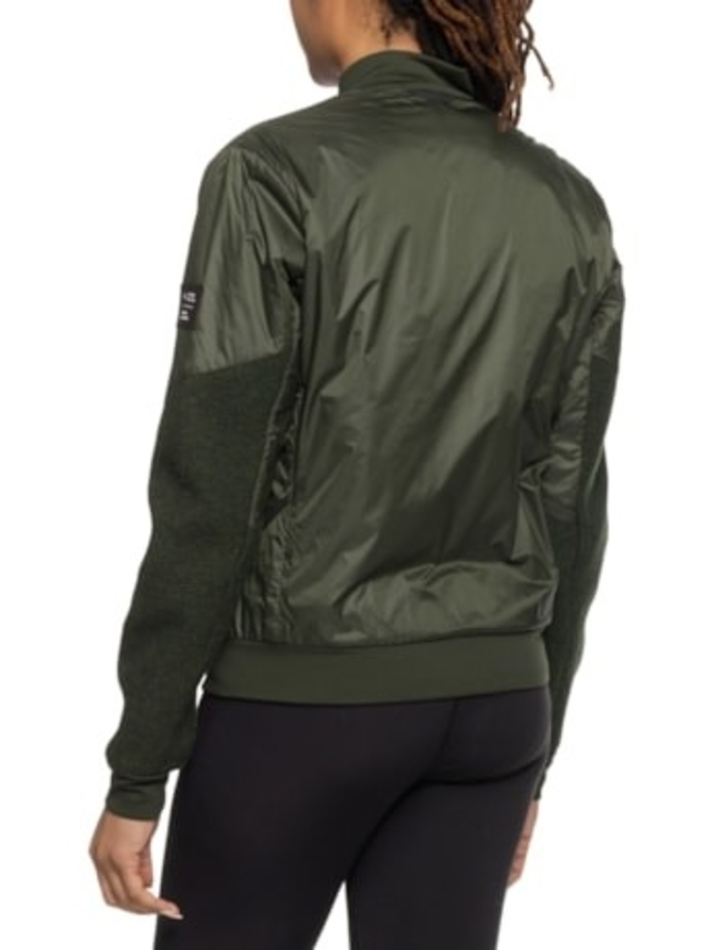 Salewa Womens Large Olive Green Bomber Jacket - Picture 10 of 11